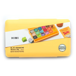 Zestaw gwaszy Jelly Cup Pastel - HIMI - Yellow 18 szt. x 30 g