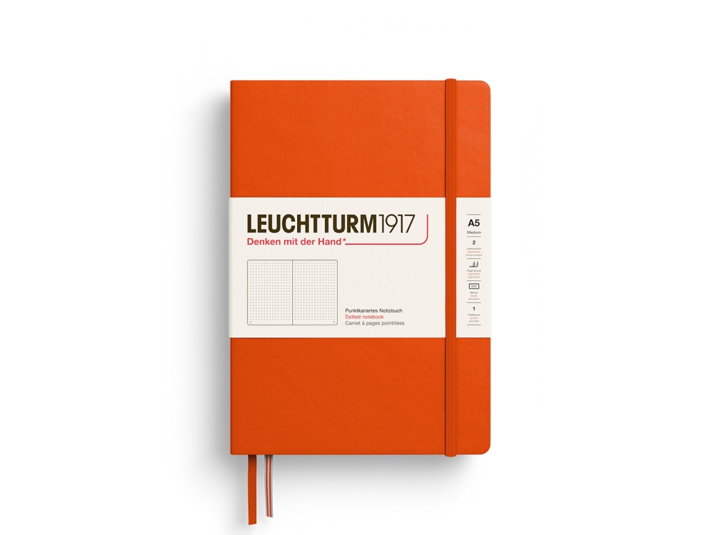 Notatnik w kropki A5 - Leuchtturm1917 - Pumpkin