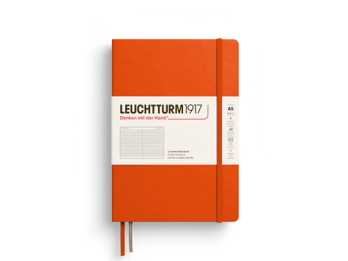 Notatnik w linie A5 - Leuchtturm1917 - Pumpkin