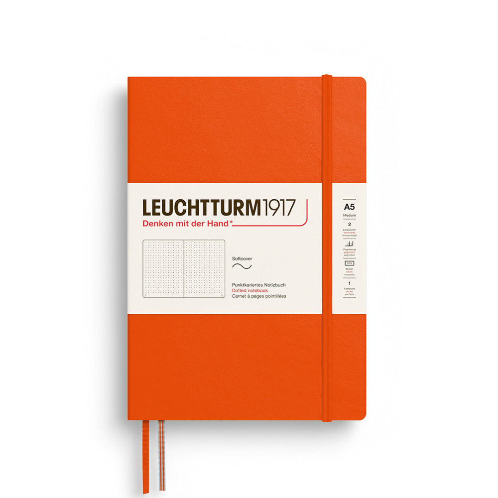 Notatnik w kropki A5 - Leuchtturm1917 - Pumpkin