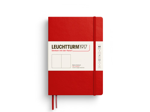 Notatnik gładki A5 - Leuchtturm1917 - Cherry
