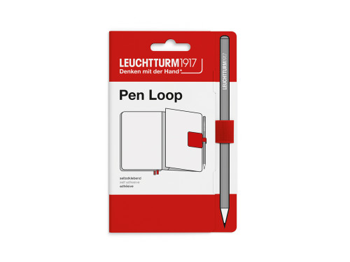Pen loop elastic pen holder - Leuchtturm1917 - Cherry