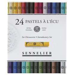 Zestaw pasteli suchych À L'écu Introductory - Sennelier - 24 szt.