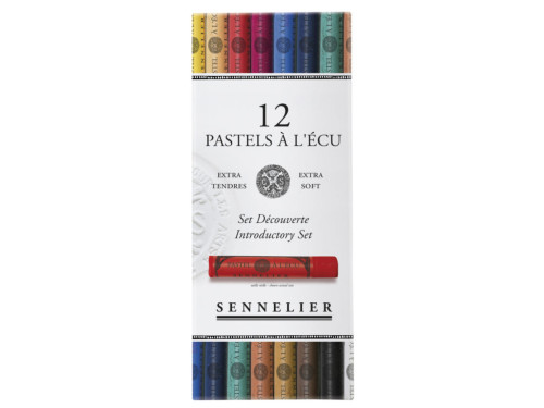 Zestaw pasteli suchych À L'écu Introductory - Sennelier - 12 szt.