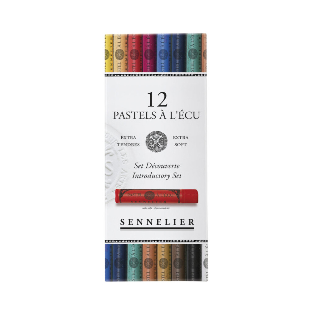 Zestaw pasteli suchych À L'écu Introductory - Sennelier - 12 szt.