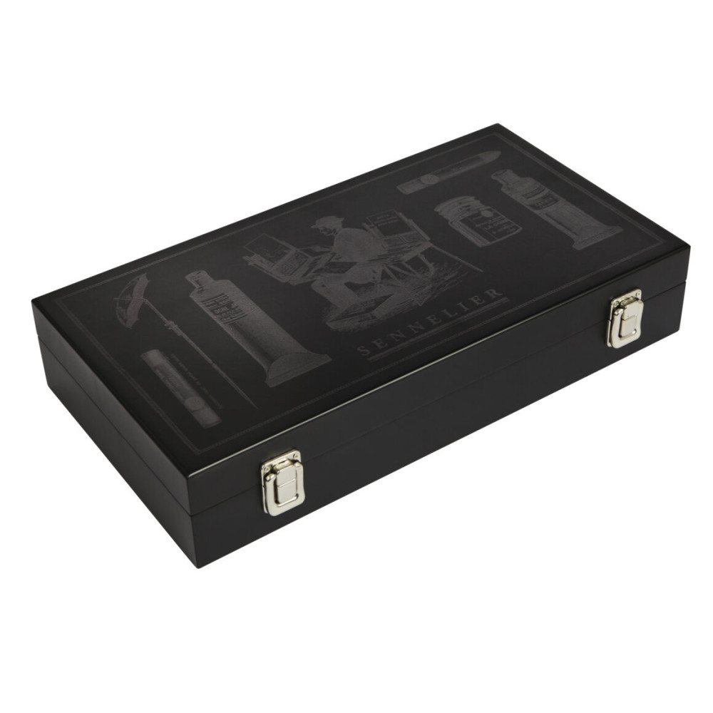 Zestaw połówek pasteli suchych À L'écu z blokiem - Sennelier - 60 szt.