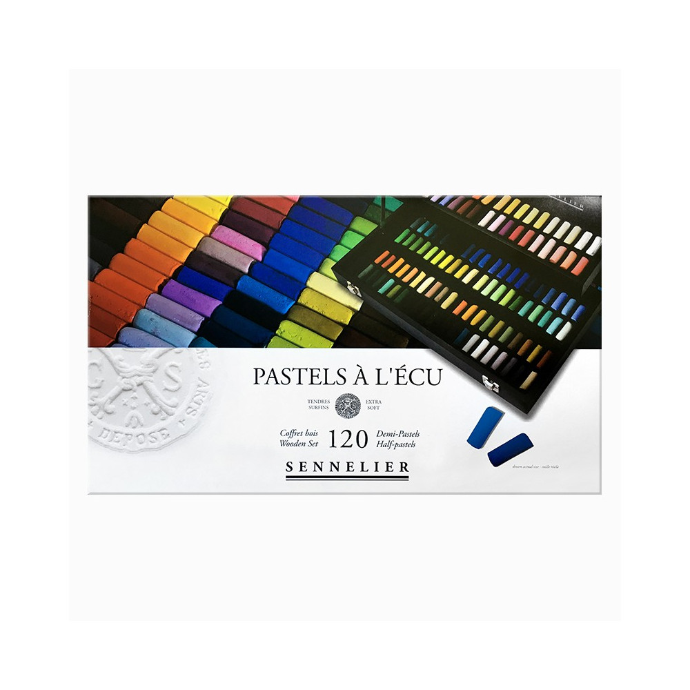 Zestaw połówek pasteli suchych À L'écu - Sennelier - 120 szt.