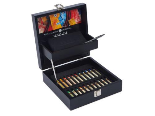 Set of Artist' Oil Pastels with pencil - Sennelier - 24 pcs.