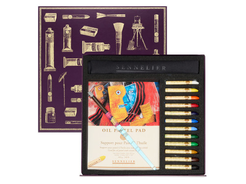 Gift set of Artist' Oil Pastels - Sennelier - 12 pcs.
