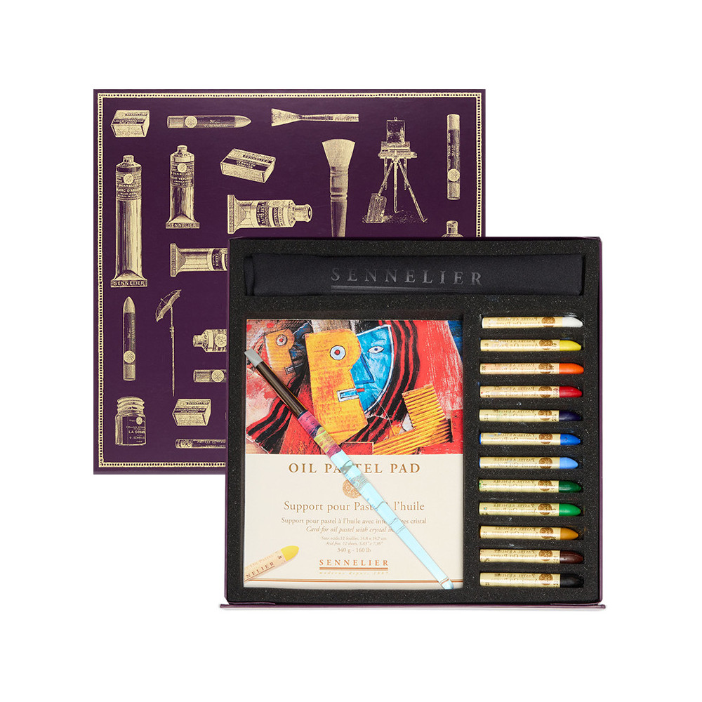 Gift set of Artist' Oil Pastels - Sennelier - 12 pcs.