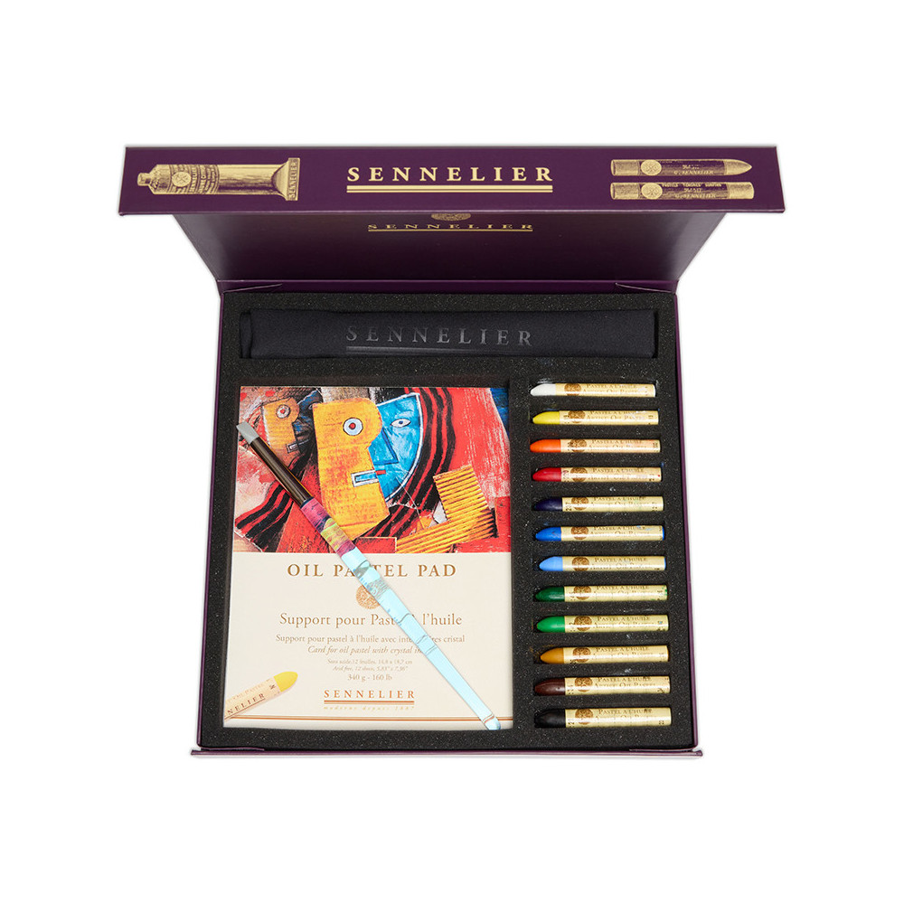Gift set of Artist' Oil Pastels - Sennelier - 12 pcs.