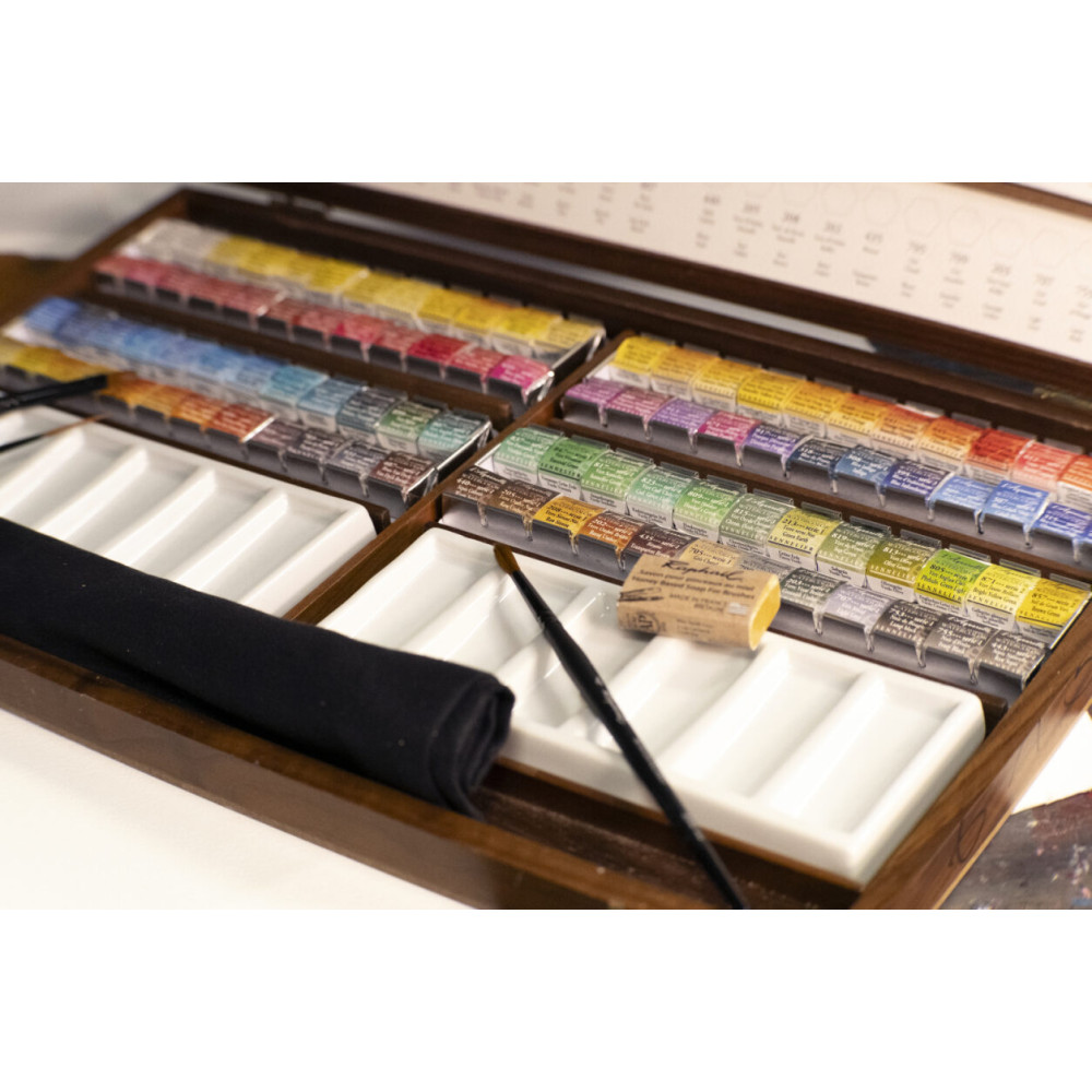 Set of l'Aquarelle watercolor half-pans - Sennelier - 96 pcs.
