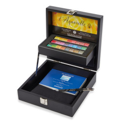 Set of l'Aquarelle watercolor half-pans - Sennelier - 24 pcs.