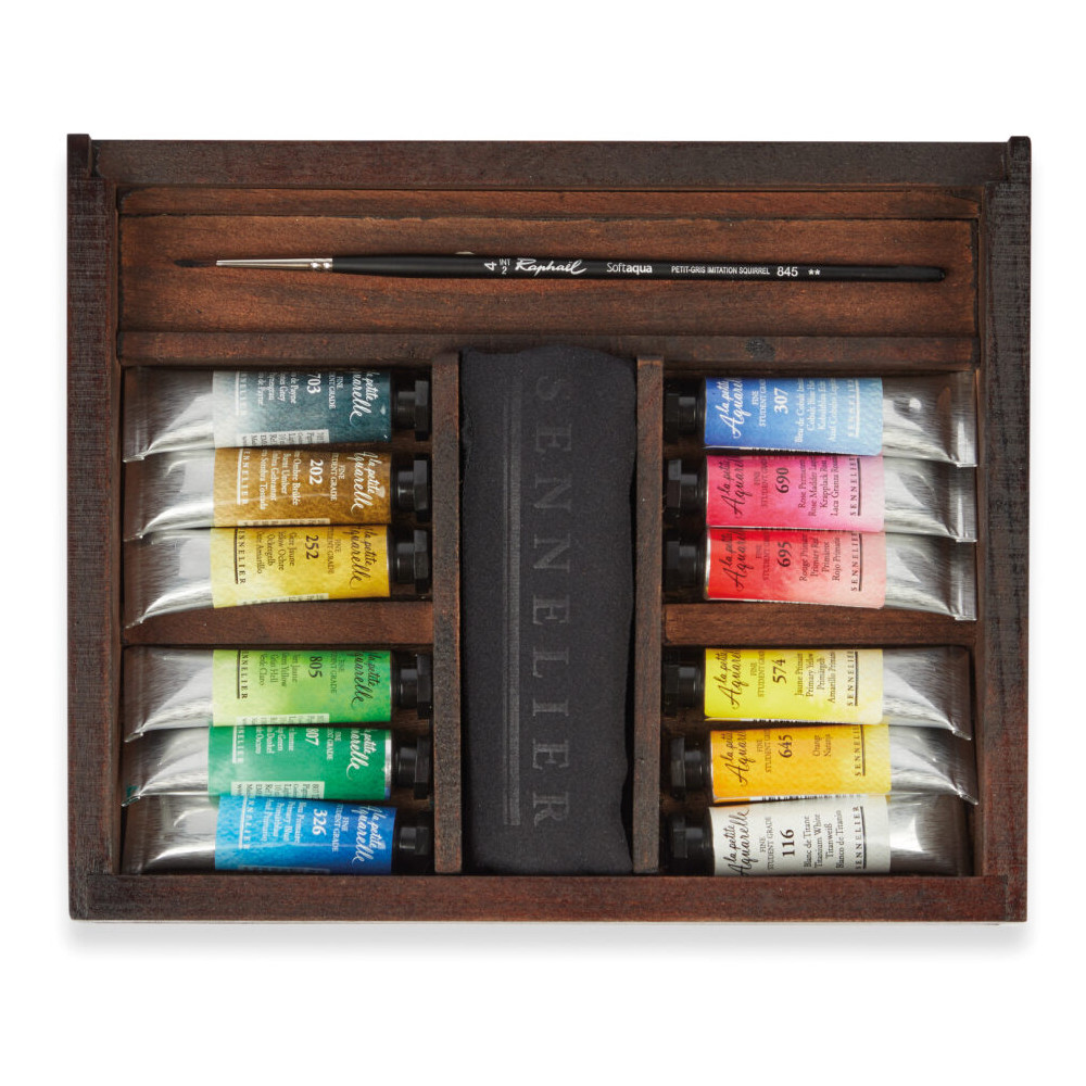 Zestaw akwareli La Petite Aquarelle - Sennelier - 12 x 10 ml