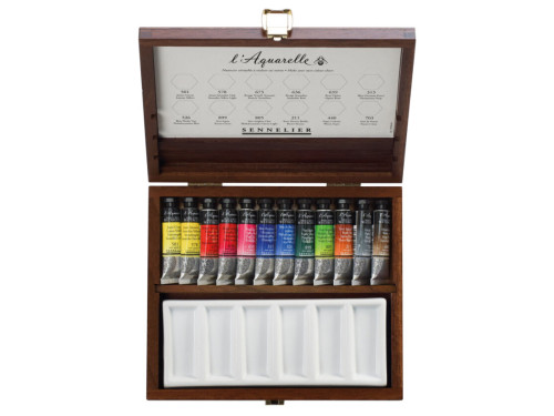 Zestaw akwareli l’Aquarelle - Sennelier - 12 x 10 ml