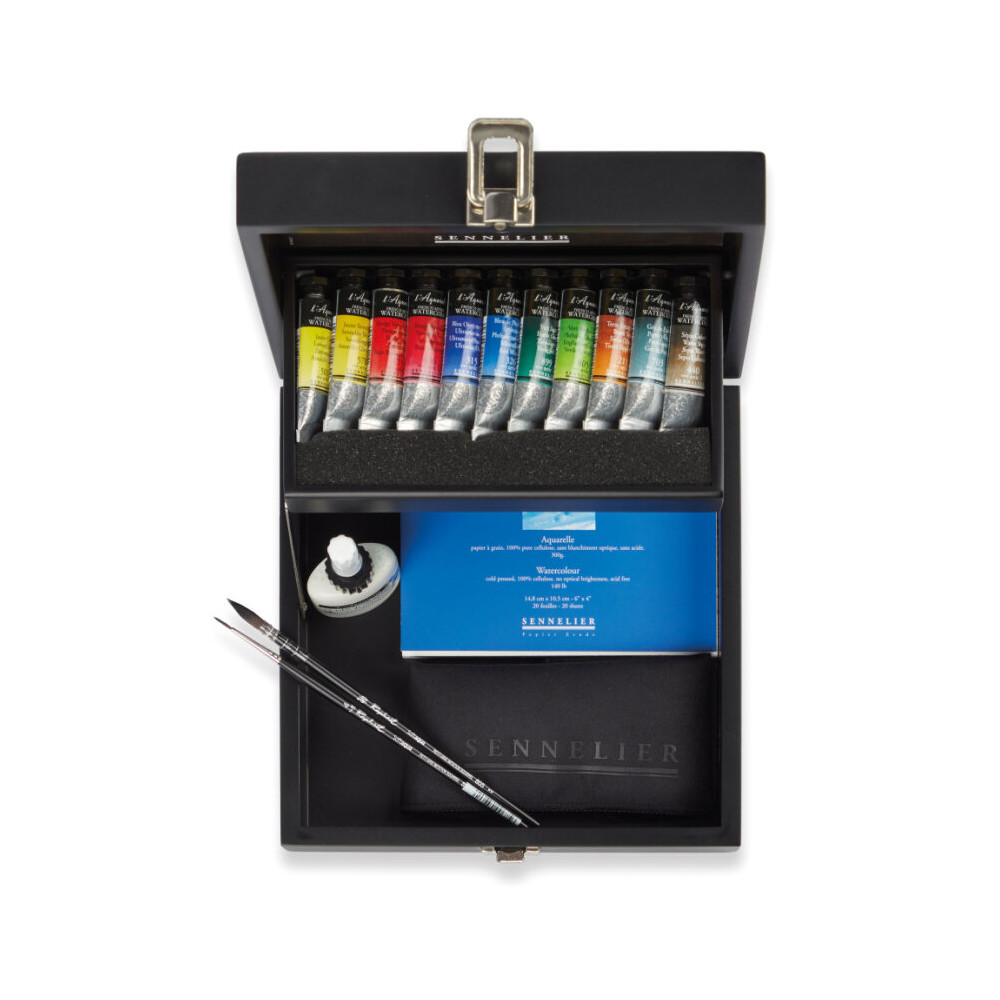 Set of l’Aquarelle watercolor paints - Sennelier - 11 x 10 ml