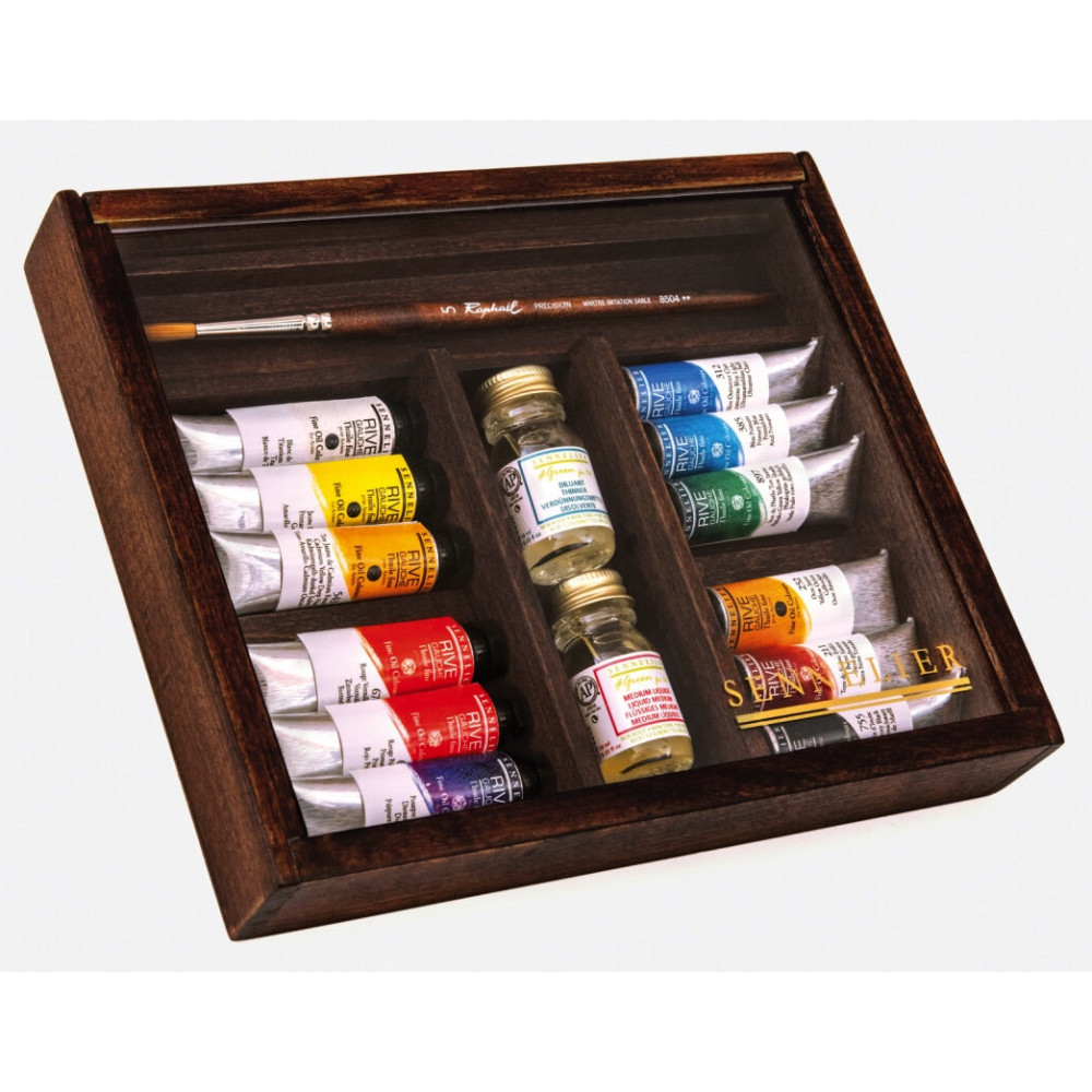 Set of Rive Gauche fine oil paints - Sennelier - 12 x 10 ml