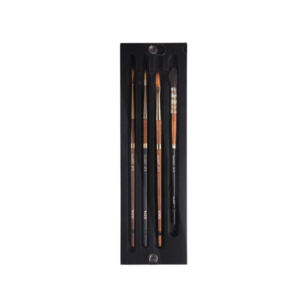 Set od watercolour brushes - Isabey - 4 pcs.