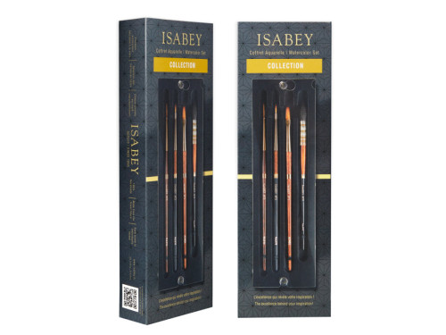 Zestaw pędzli do akwareli Collection - Isabey - 4 szt.