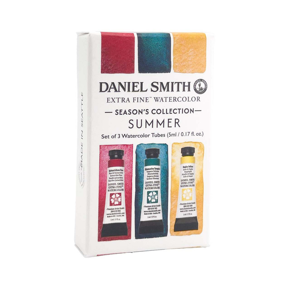 Set of Extra Fine Watercolor paints Season's Collection Summer - Daniel Smith - 3 x 5 ml