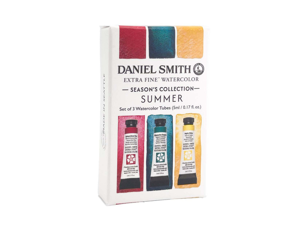 Set of Extra Fine Watercolor paints Season's Collection Summer - Daniel Smith - 3 x 5 ml