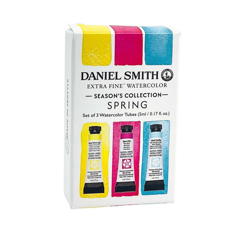 Set of Extra Fine Watercolor paints Season's Collection Spring - Daniel Smith - 3 x 5 ml