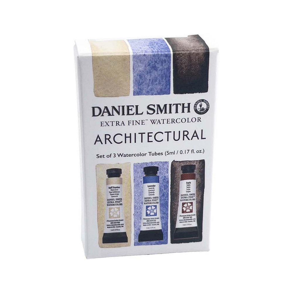 Zestaw akwareli Extra Fine Architectural - Daniel Smith - 3 x 5 ml