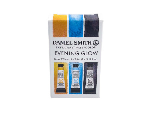 Set of Extra Fine Watercolor paints Evening Glow - Daniel Smith - 3 x 5 ml
