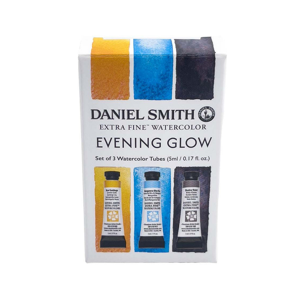 Zestaw akwareli Extra Fine Evening Glow - Daniel Smith - 3 x 5 ml