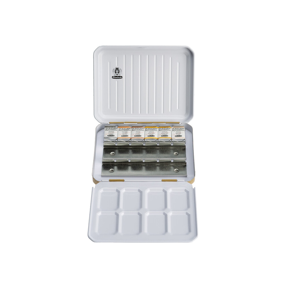 Set of Horadam Aquarell Gold watercolor paints - Schmincke - 6 pcs.