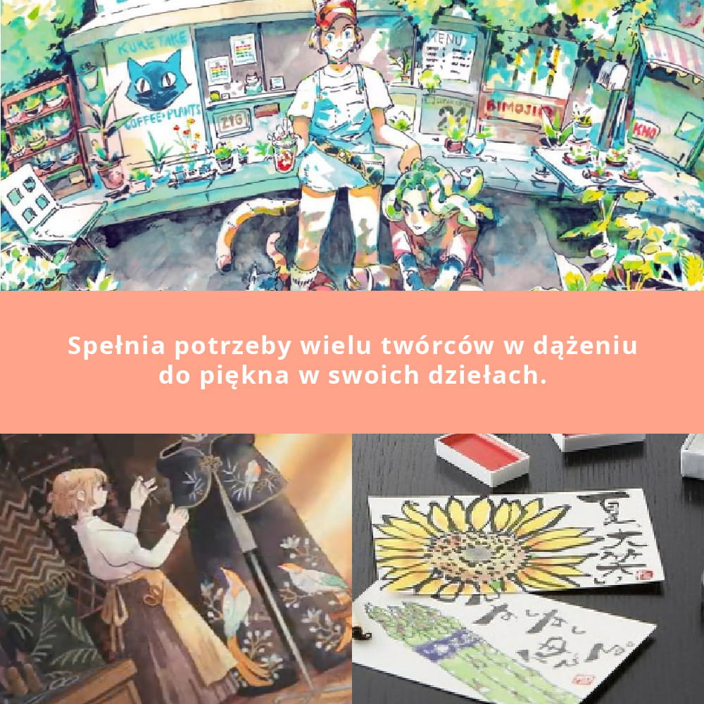 Watercolor set Gansai Tambi - Kuretake - 100 pcs.