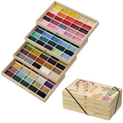Watercolor set Gansai Tambi - Kuretake - 100 pcs.