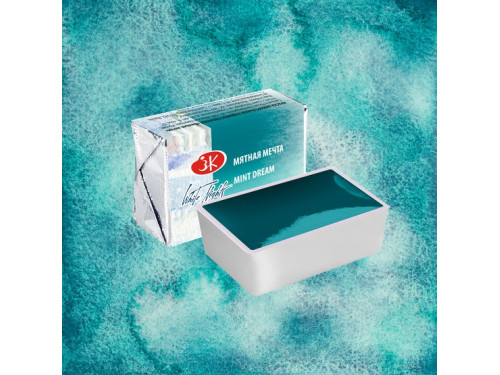 Farba akwarelowa Białe Noce - St. Petersburg - Mint Dream kostka