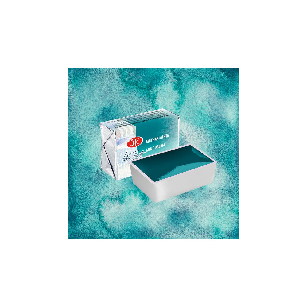 White Nights watercolor paint - St. Petersburg - Mint Dream pan