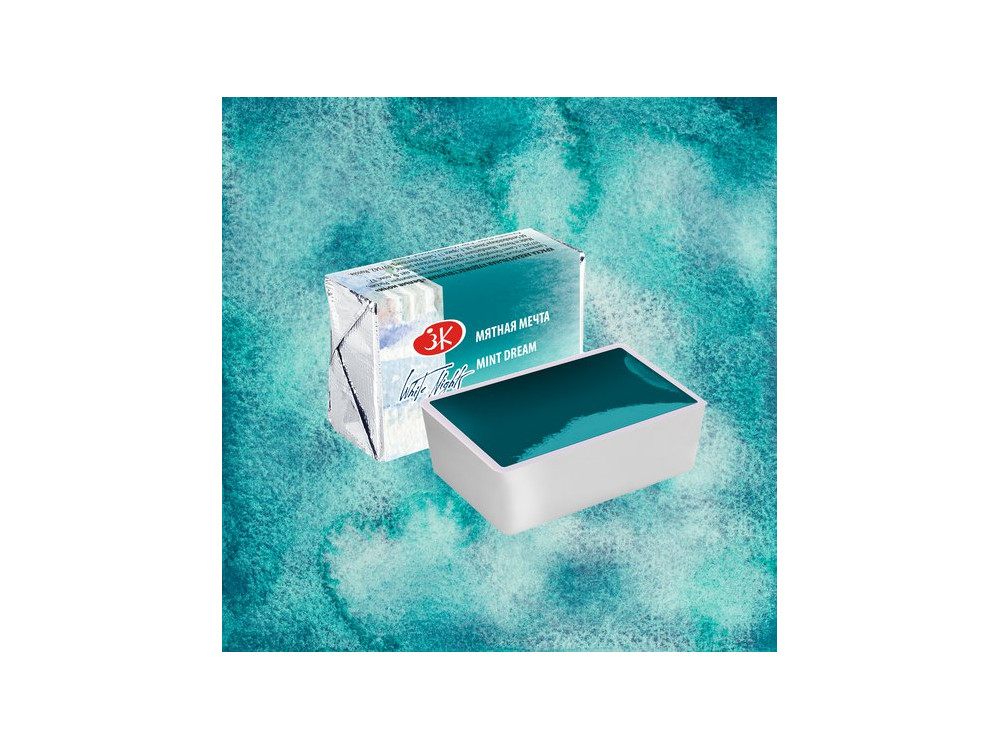 White Nights watercolor paint - St. Petersburg - Mint Dream pan