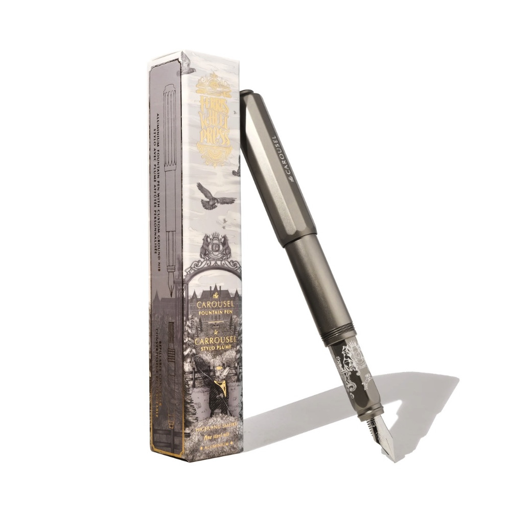 Pióro wieczne Aluminium Carousel - Ferris Wheel Press - Highland Smoke M