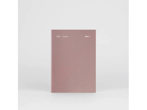 Everyday daily calendar 2026 - Papierniczeni - Pink