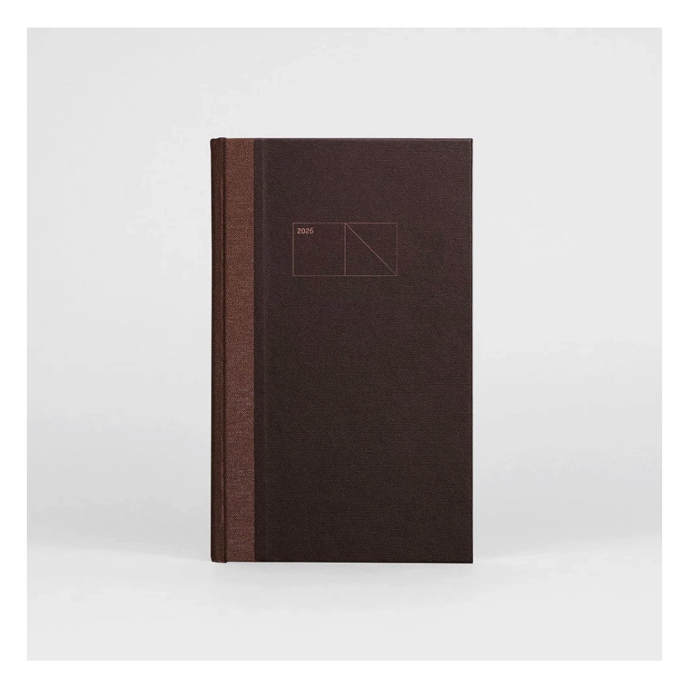 Copper weekly calendar 2026 - Papierniczeni - Chocolate