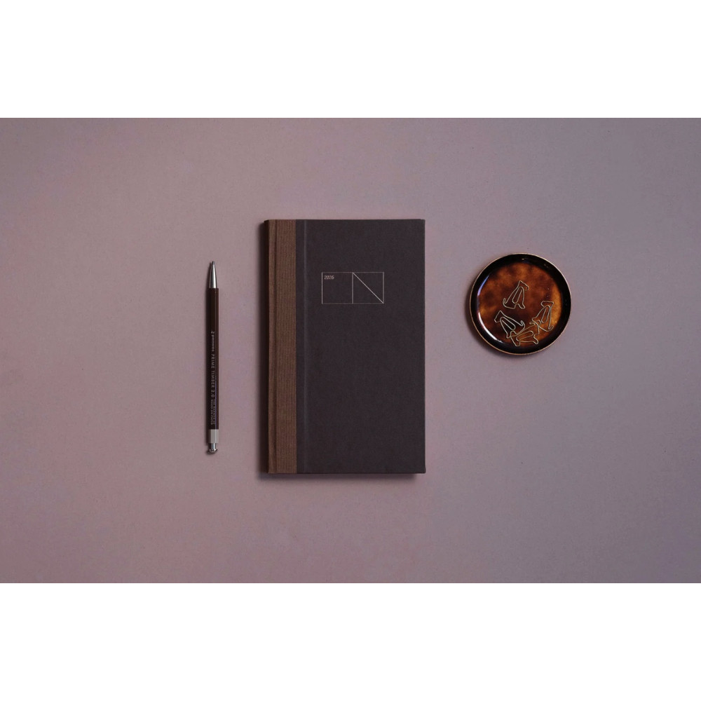 Copper weekly calendar 2026 - Papierniczeni - Chocolate