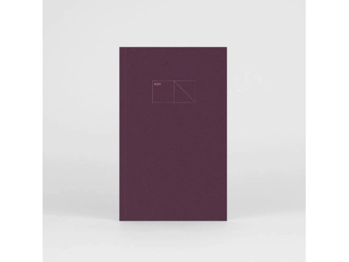 Copper Light weekly calendar 2026 - Papierniczeni - Plum