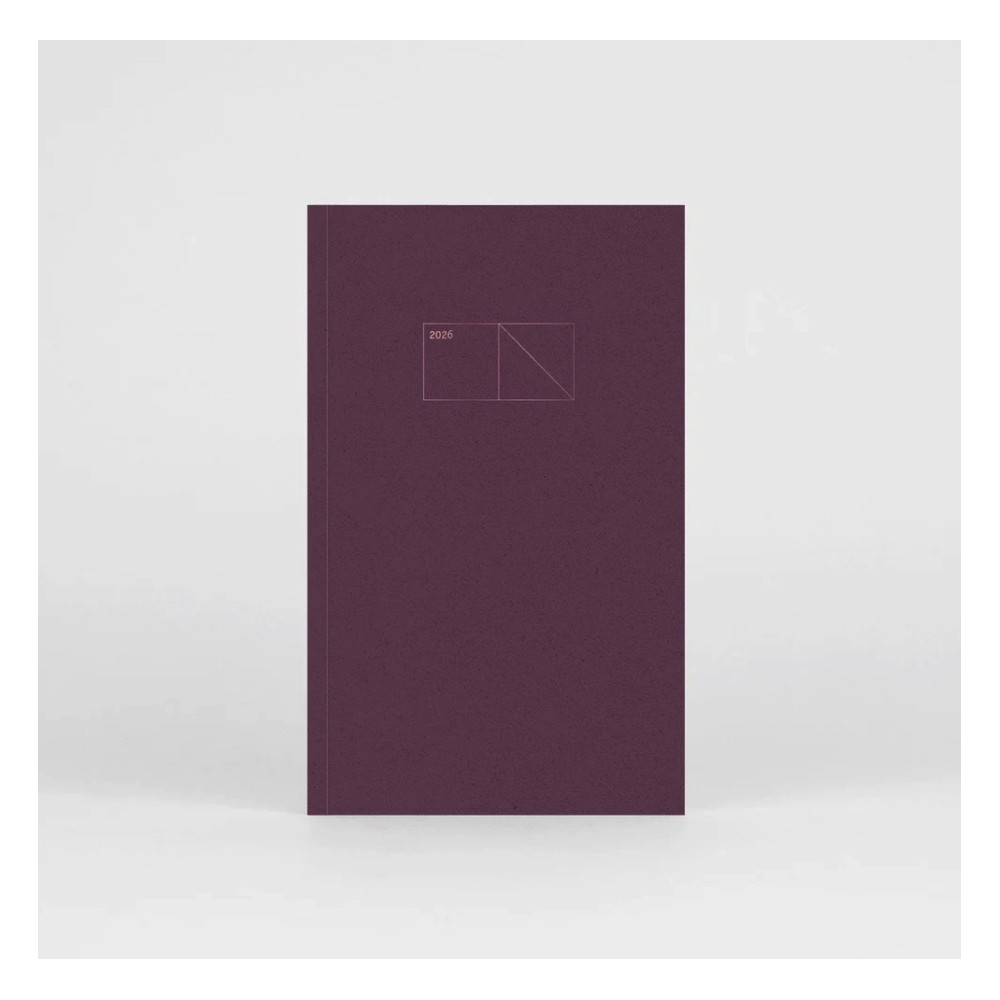 Copper Light weekly calendar 2026 - Papierniczeni - Plum