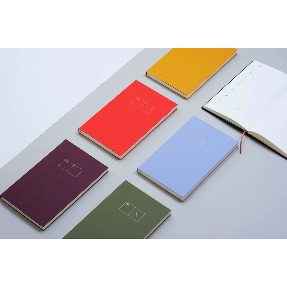 Copper Light weekly calendar 2026 - Papierniczeni - Plum