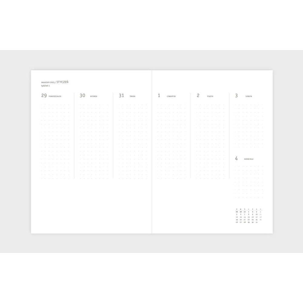 Classic calendar MMXXVI - Papierniczeni - Pumpkin