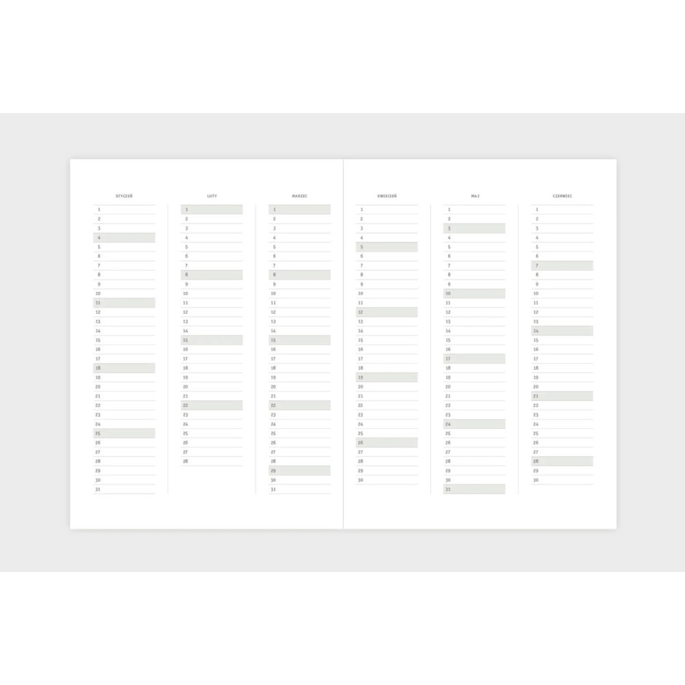 Classic calendar MMXXVI - Papierniczeni - Pumpkin