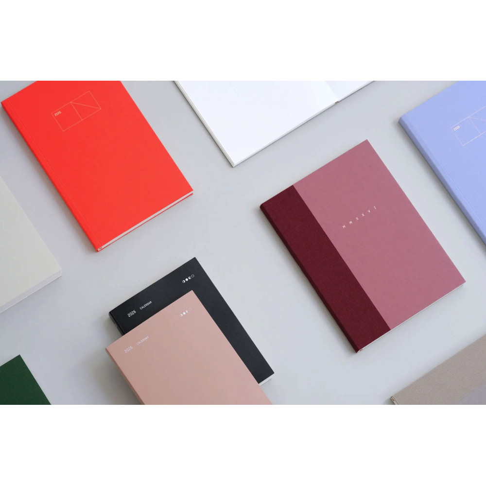 Classic calendar MMXXVI - Papierniczeni - Dark Pink