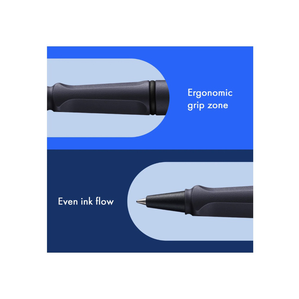 Pióro kulkowe Safari - Lamy - Steel Black