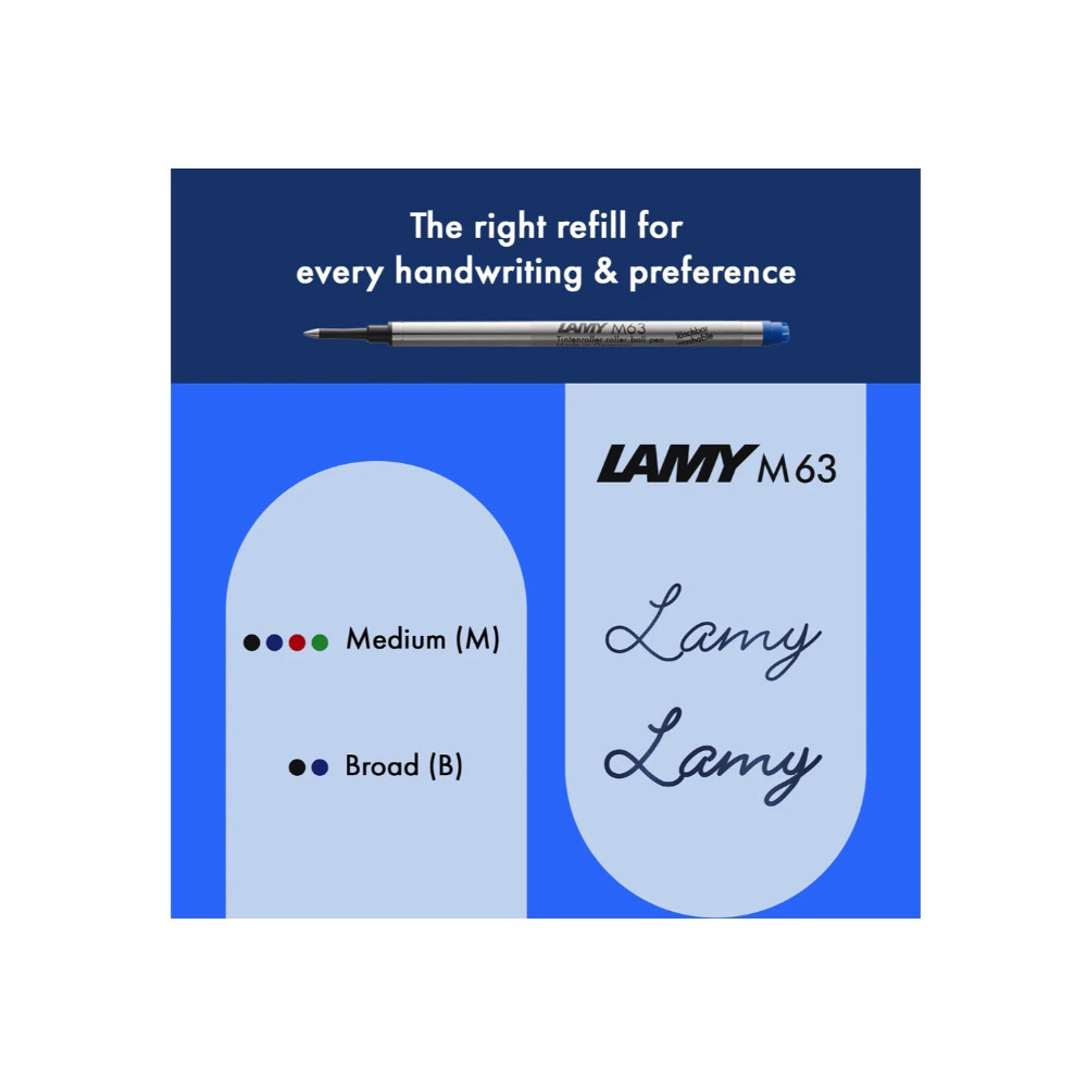 Rollerball pen Safari - Lamy - Steel Black