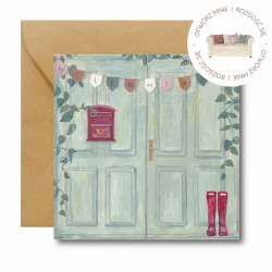 Greeting card - Hi Little - New Home 14,5 x 14,5 cm