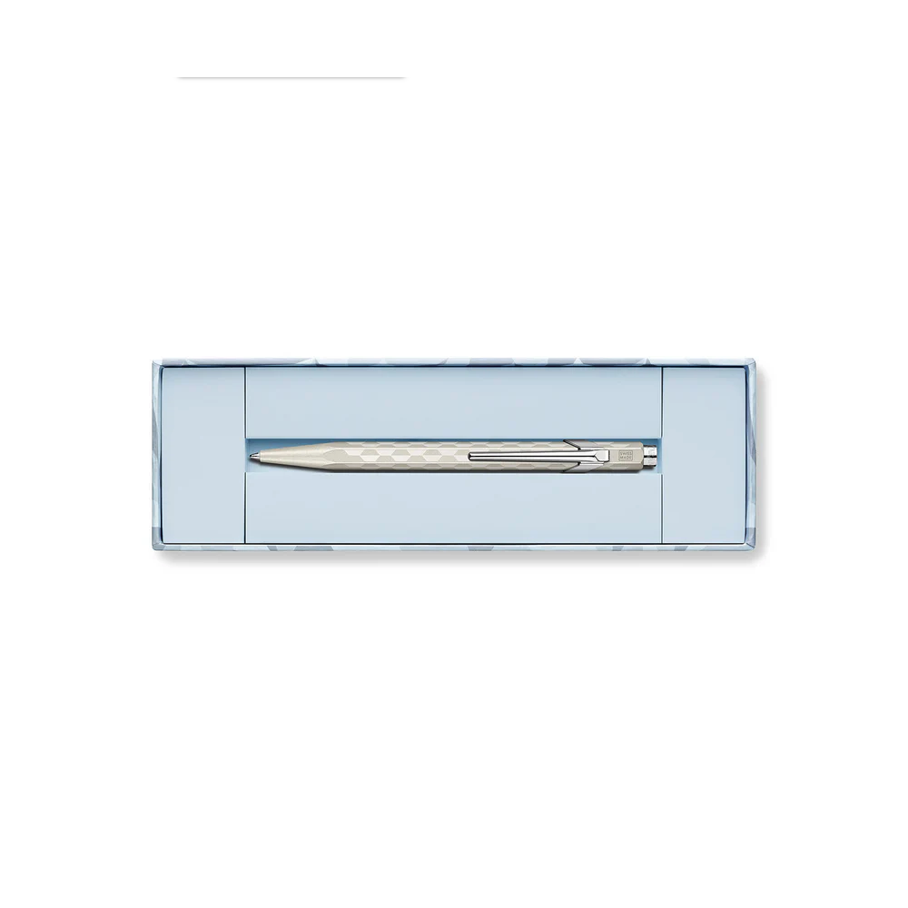 Długopis 849 Limited Edition Alpine Frost w etui - Caran d'Ache - White