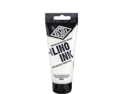 Farba tusz do linorytu Block Printing Ink - Essdee - White 100 ml